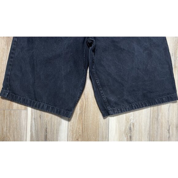 Vintage Roman Royalty RR Black Jean Skater Shorts - Size 38 - Picture 11 of 14